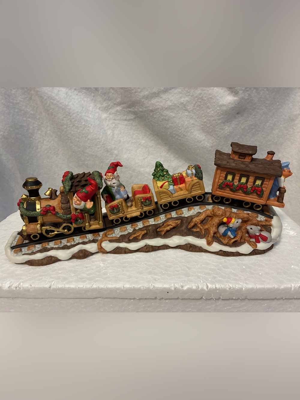 Fitz & Floyd Holiday Hamlet Blizzard Express Train, Mint, with Box